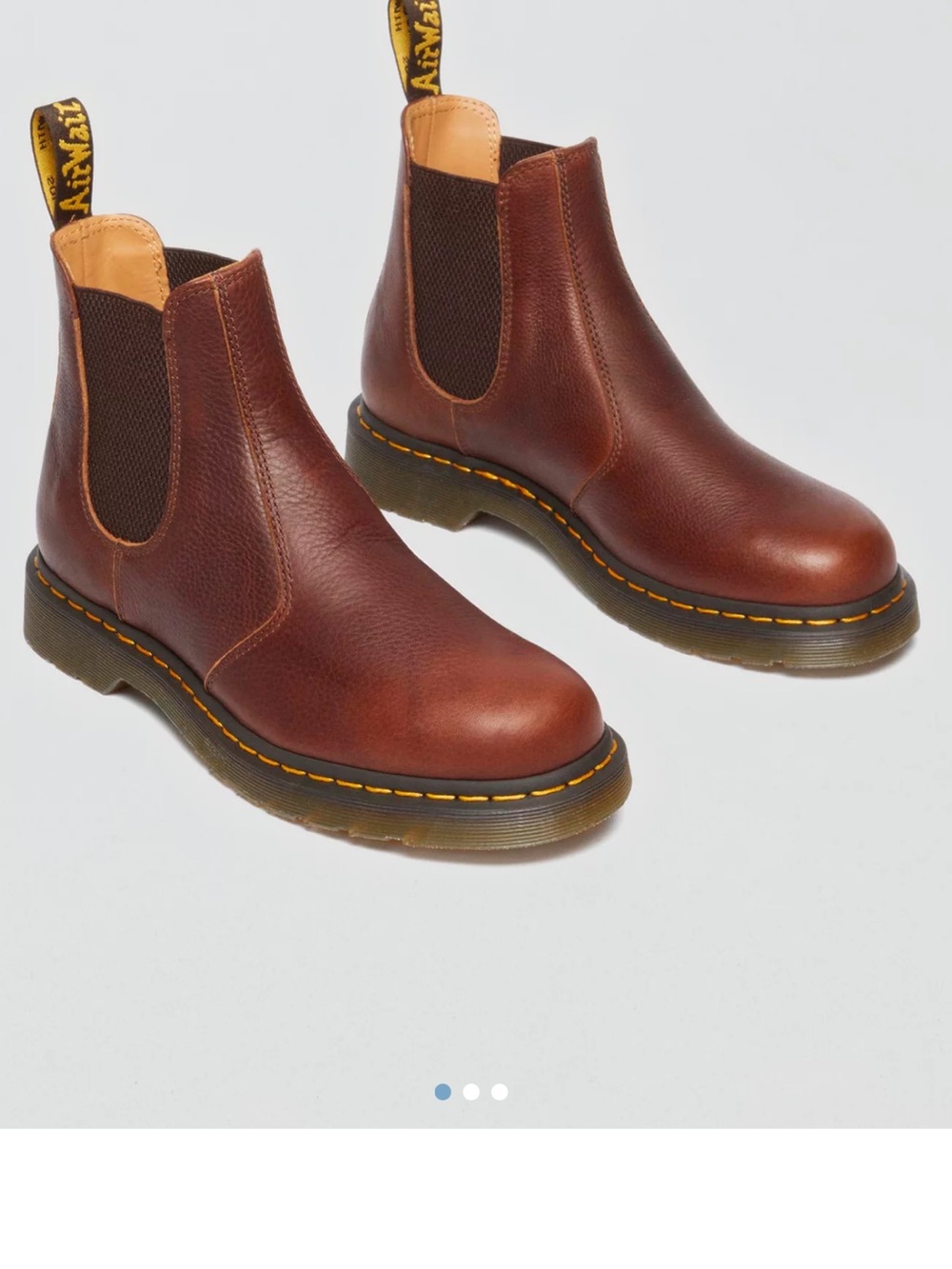 Dr. Martens Brown Leather Chelsea Boots Sz. 10
